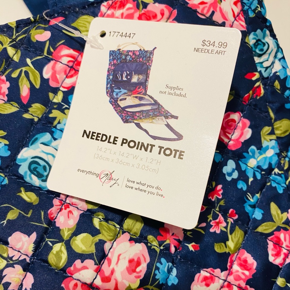 Needle point tote NEW